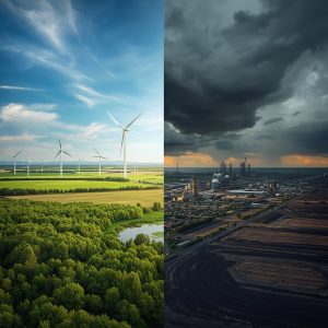 Green Energy vs Fossil Fuels